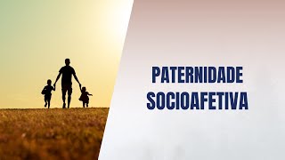 Paternidade socioafetiva [upl. by Aracat872]