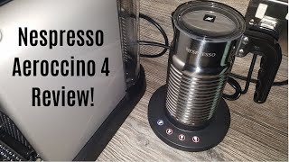 Nespresso Aeroccino 4 Milk Frother Review  Worth upgrading from the Aeroccino 3 [upl. by Laney642]