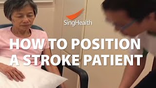 How To Position A Stroke Patient [upl. by Loomis]