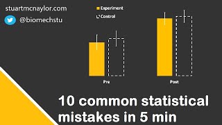 Ten Statistical Mistakes in 5 Min [upl. by Nagrom]