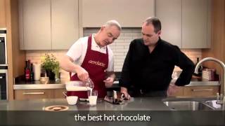 How to make a hot chocolate using an aerolatte milk frother [upl. by Aydin]