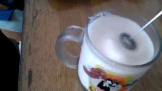 Aerolatte Review Frothing Cold Milk In Under 1 Minute [upl. by Fredelia834]